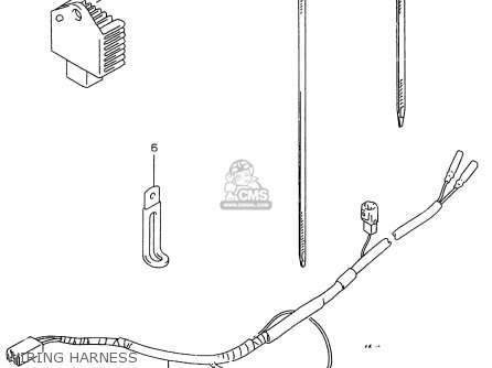 WIRING HARNESS - RMX250 1998 (W) GENERAL (E01)