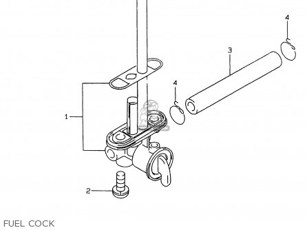 FUEL COCK - RMX250 1998 (W) GENERAL (E01)