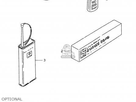OPTIONAL - RMX250 1998 (W) GENERAL (E01)