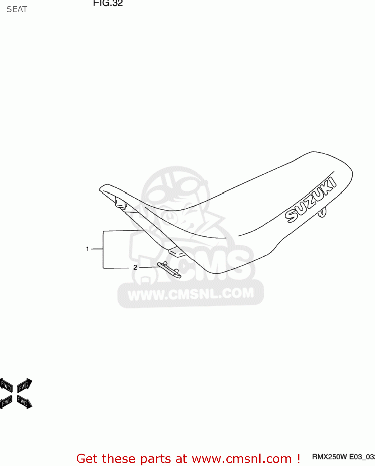 SEAT RMX250 1998 (W) USA (E03)
