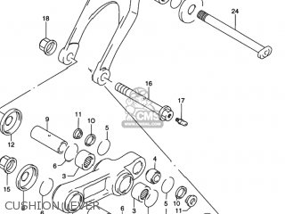 CUSHION LEVER - RMX250 1998 (W) USA (E03)