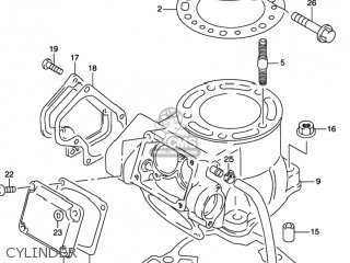 CYLINDER - RMX250 1998 (W) USA (E03)