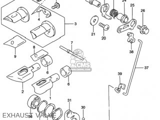EXHAUST VALVE - RMX250 1998 (W) USA (E03)