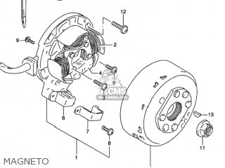 MAGNETO - RMX250 1998 (W) USA (E03)