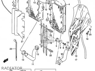 RADIATOR - RMX250 1998 (W) USA (E03)