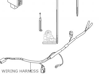 WIRING HARNESS - RMX250 1998 (W) USA (E03)