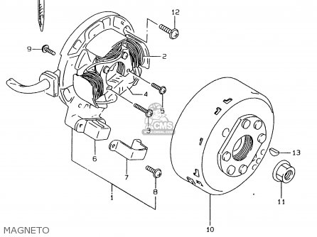 MAGNETO - RMX250 1999 (X)
