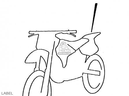 LABEL - RMX250R 1993 (P) GENERAL (E01)