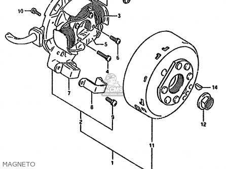 MAGNETO - RMX250R 1994 (R) GENERAL (E01)