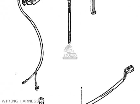WIRING HARNESS - RMX250R 1994 (R) GENERAL (E01)
