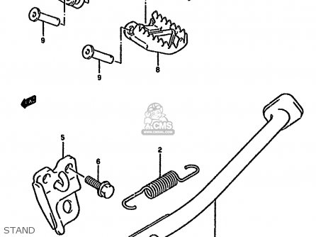 STAND - RMX250R 1994 (R) GENERAL (E01)