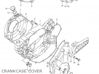 CRANKCASE COVER - RMX450Z 2010 (L0) USA (E03)