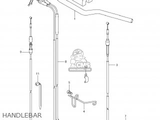 HANDLEBAR - RMX450Z 2010 (L0) USA (E03)