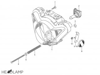 HEADLAMP - RMX450Z 2010 (L0) USA (E03)