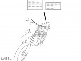 LABEL - RMX450Z 2010 (L0) USA (E03)