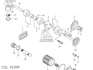 OIL PUMP - RMX450Z 2010 (L0) USA (E03)