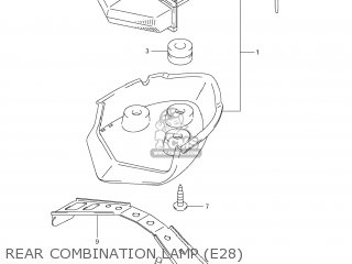 REAR COMBINATION LAMP (E28) - RMX450Z 2010 (L0) USA (E03)