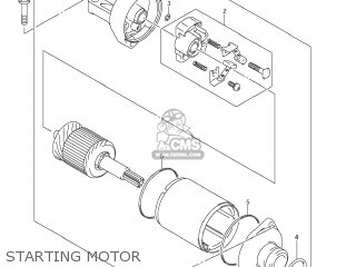 STARTING MOTOR - RMX450Z 2010 (L0) USA (E03)