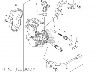 THROTTLE BODY - RMX450Z 2010 (L0) USA (E03)