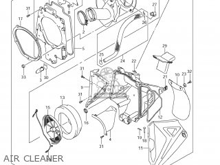 AIR CLEANER - RMX450Z 2011 (L1) USA (E03)