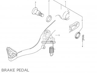 BRAKE PEDAL - RMX450Z 2011 (L1) USA (E03)