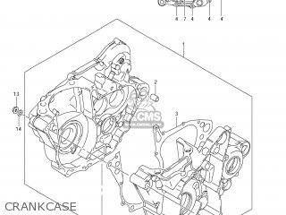 CRANKCASE - RMX450Z 2011 (L1) USA (E03)