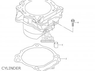 CYLINDER - RMX450Z 2011 (L1) USA (E03)
