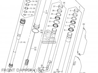 FRONT DAMPER - RMX450Z 2011 (L1) USA (E03)