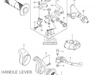 HANDLE LEVER - RMX450Z 2011 (L1) USA (E03)