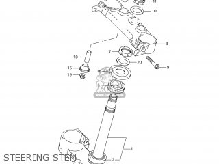 STEERING STEM - RMX450Z 2011 (L1) USA (E03)