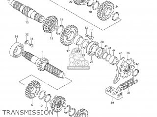 TRANSMISSION - RMX450Z 2011 (L1) USA (E03)