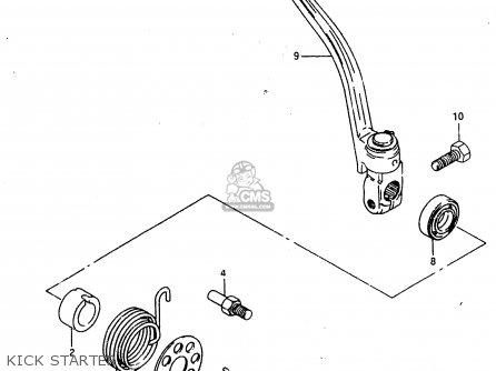 KICK STARTER - RMX50 1996 (T) PORTUGAL SPAIN (E29 E53)