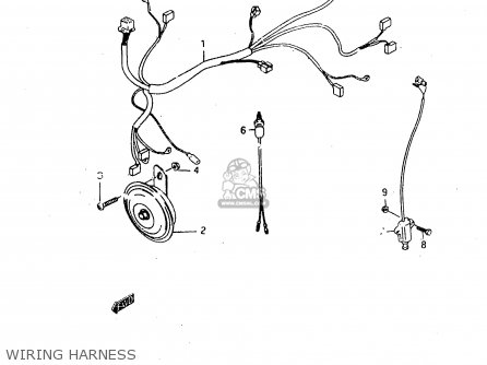 WIRING HARNESS - RMX50 1996 (T) PORTUGAL SPAIN (E29 E53)