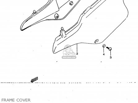 FRAME COVER - RMX50 1996 (T) PORTUGAL SPAIN (E29 E53)