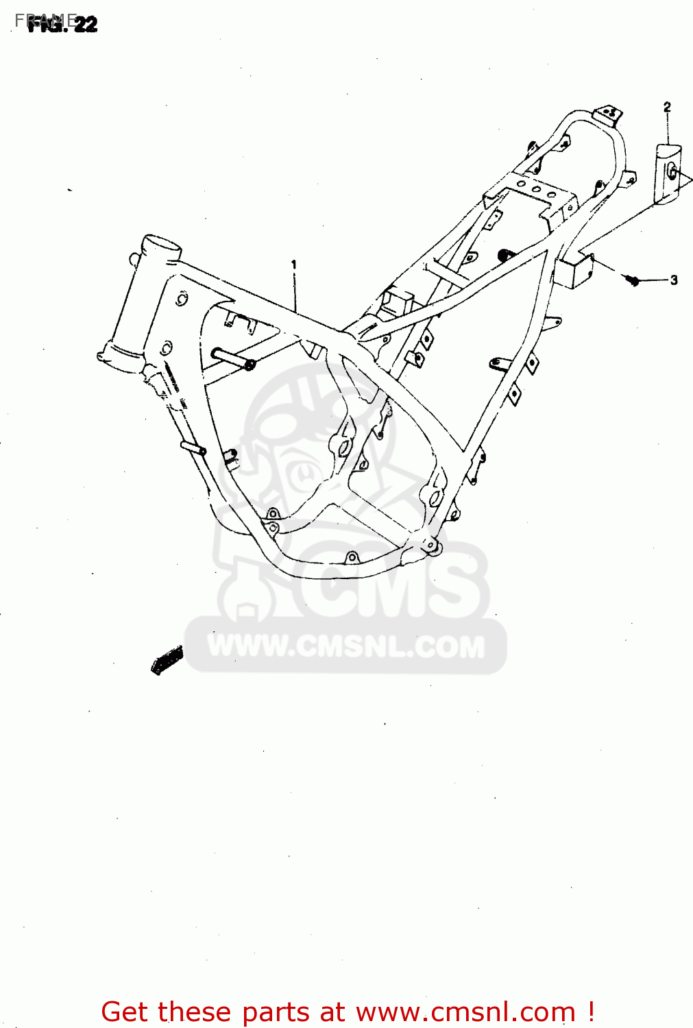 FRAME RMX50 1997 (V) FRANCE PORTUGAL SPAIN (E04 E29 E53)