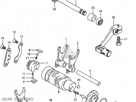 GEAR SHIFTING - RMX50 1997 (V) FRANCE PORTUGAL SPAIN (E04 E29 E53)