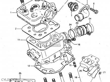 CYLINDER - RMX50 1997 (V) FRANCE PORTUGAL SPAIN (E04 E29 E53)