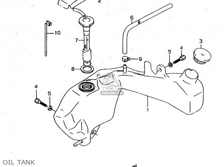 OIL TANK - RMX50 1997 (V) FRANCE PORTUGAL SPAIN (E04 E29 E53)