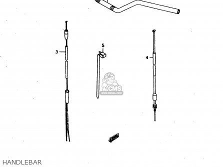 HANDLEBAR - RMX50 1997 (V) FRANCE PORTUGAL SPAIN (E04 E29 E53)