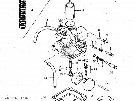 CARBURETOR - RMX50 1997 (V) FRANCE PORTUGAL SPAIN (E04 E29 E53)