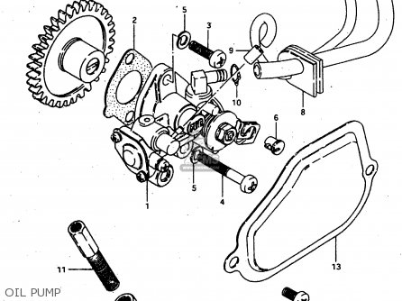 OIL PUMP - RMX50 1997 (V) FRANCE PORTUGAL SPAIN (E04 E29 E53)