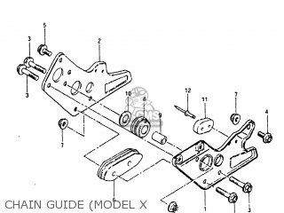 CHAIN GUIDE (MODEL X - RS175 1980 (T) USA (E03)