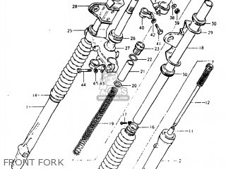 FRONT FORK - RS175 1980 (T) USA (E03)