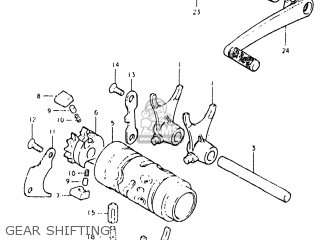 GEAR SHIFTING - RS175 1980 (T) USA (E03)