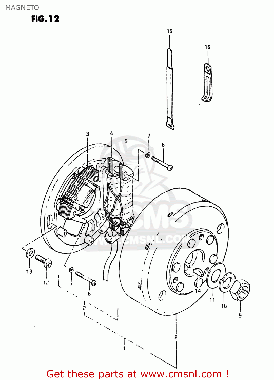 MAGNETO RS175 1981 (X) USA (E03)