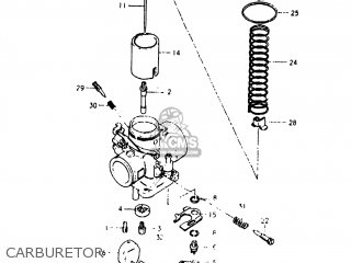 CARBURETOR - RS175 1981 (X) USA (E03)