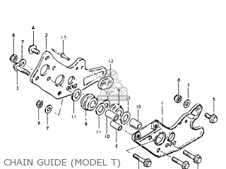 CHAIN GUIDE (MODEL T) - RS175 1981 (X) USA (E03)