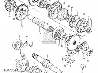 TRANSMISSION - RS175 1981 (X) USA (E03)