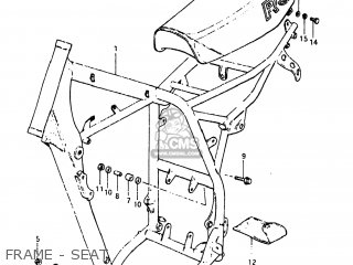 FRAME - SEAT - RS175 1982 (Z) USA (E03)