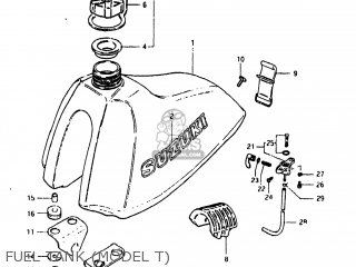 FUEL TANK (MODEL T) - RS175 1982 (Z) USA (E03)